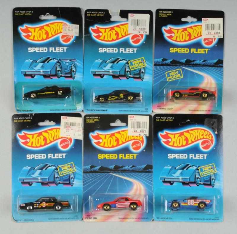 Appraisal: Lot of Mattel Hot Wheels Speed Fleet Vehicles Description Includes