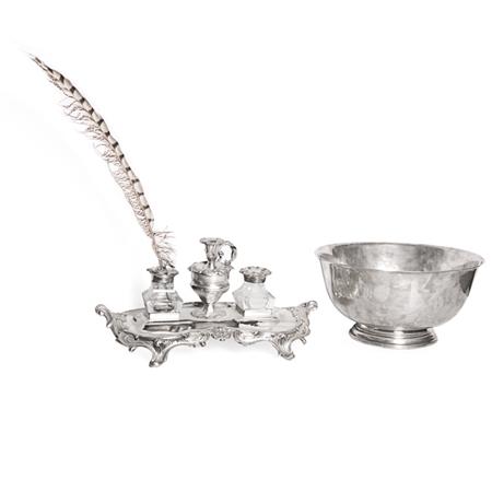 Appraisal: International Sterling Silver Revere Bowl Together with a Silver Plated