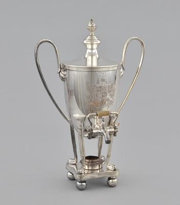 Appraisal: A Gorham Silver Plated Hot Water Urn In the shape