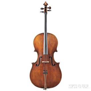 Appraisal: Italian Violoncello Attributed to Cesare Tonossi c labeled Cesare Tonossi