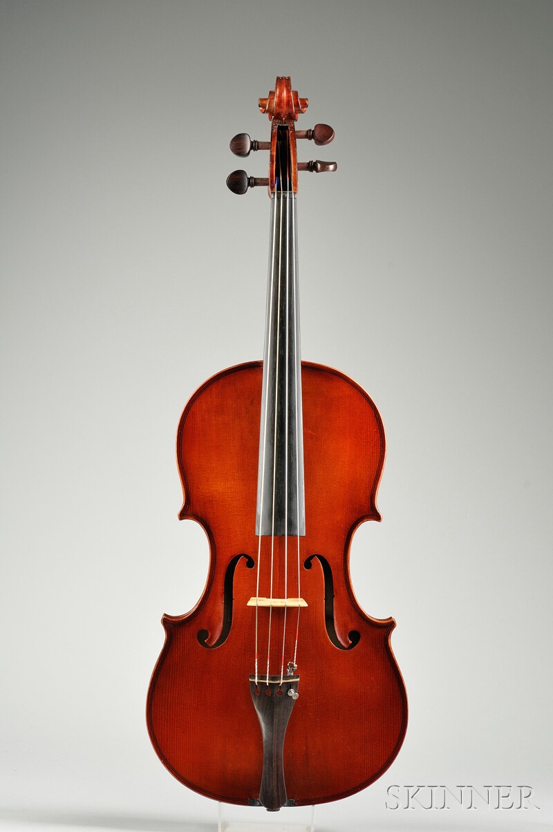 Appraisal: Modern Viola labeled AZZOLA length of back cm in