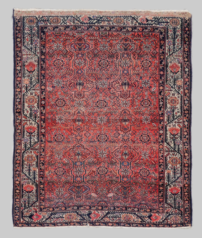 Appraisal: ANTIQUE PERSIAN HAND KNOTTED WOOL RUG ' '' x '