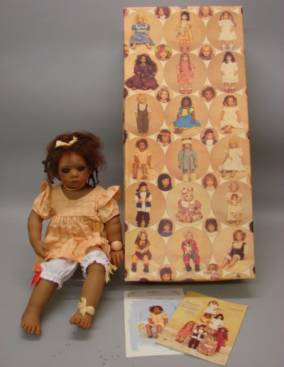 Appraisal: MIB Annette Himstedt KERI Vinyl limbs with cloth body brown