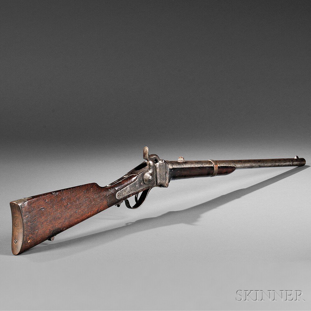 Appraisal: S C Robinson Type Two Richmond Carbine c - walnut