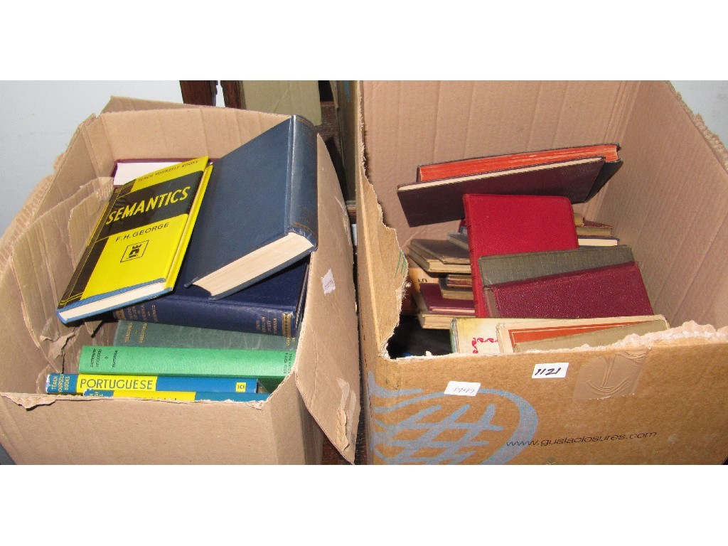 Appraisal: Lot of various books boxes