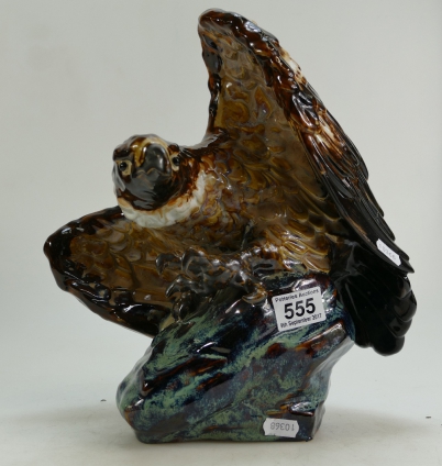 Appraisal: Foshan ceramic figure of an eagle height cm