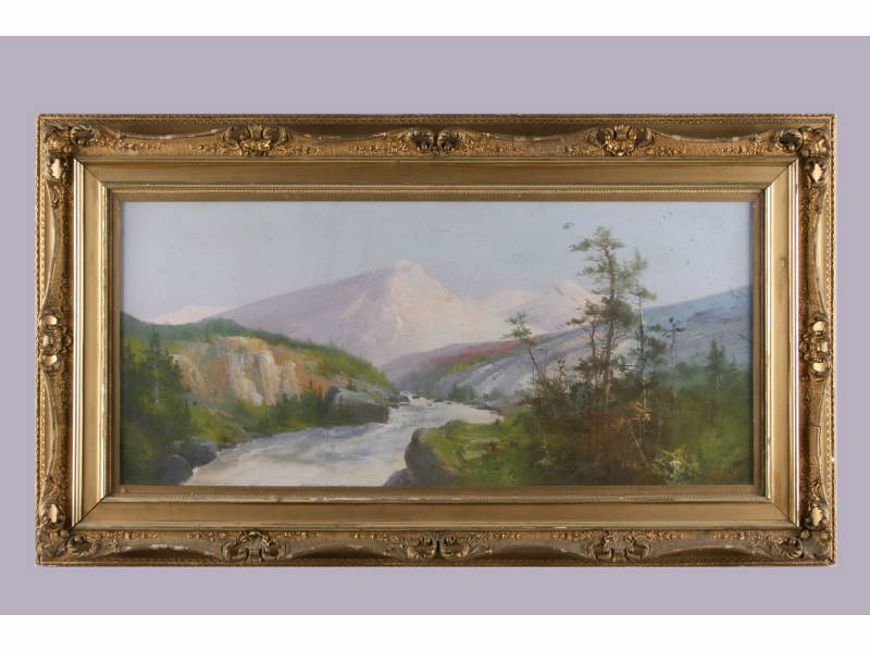 Appraisal: Clarence Braley MA - Spring Valley pastel on board signed