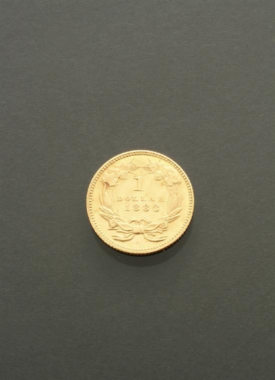 Appraisal: U S Indian Princess Head Large Head One-Dollar Gold Coin