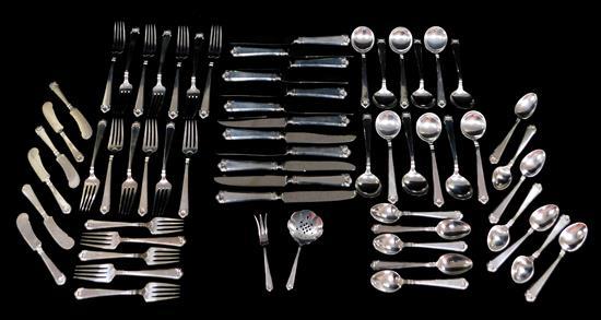 Appraisal: SILVER Watson George II Rex sterling flatware shell and scroll