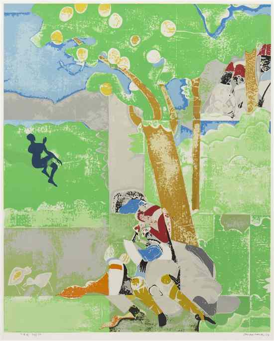 Appraisal: Romare Bearden American - Delilah from Prevalence of Ritual color