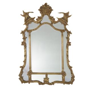 Appraisal: Friedman Brothers Whitman giltwood mirror Friedman Brothers Whitman giltwood mirror