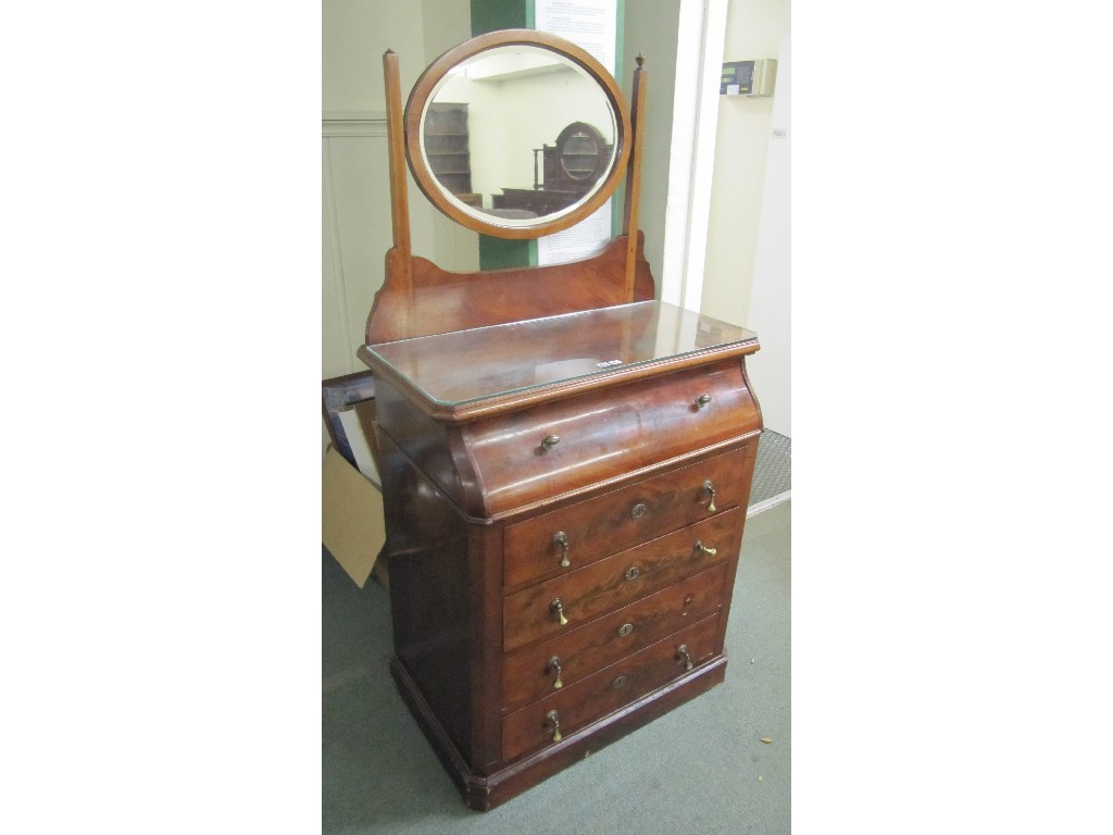 Appraisal: Mahogany dressing chest