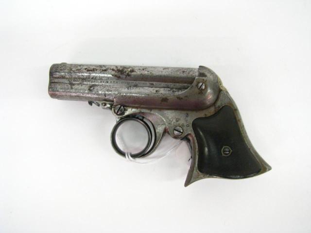 Appraisal: Four-shot Remington amp Sons derringer also marked B Kittredge amp