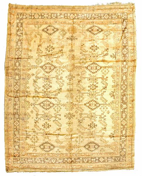 Appraisal: An Oushak carpet West Anatolia circa size approximately ft in