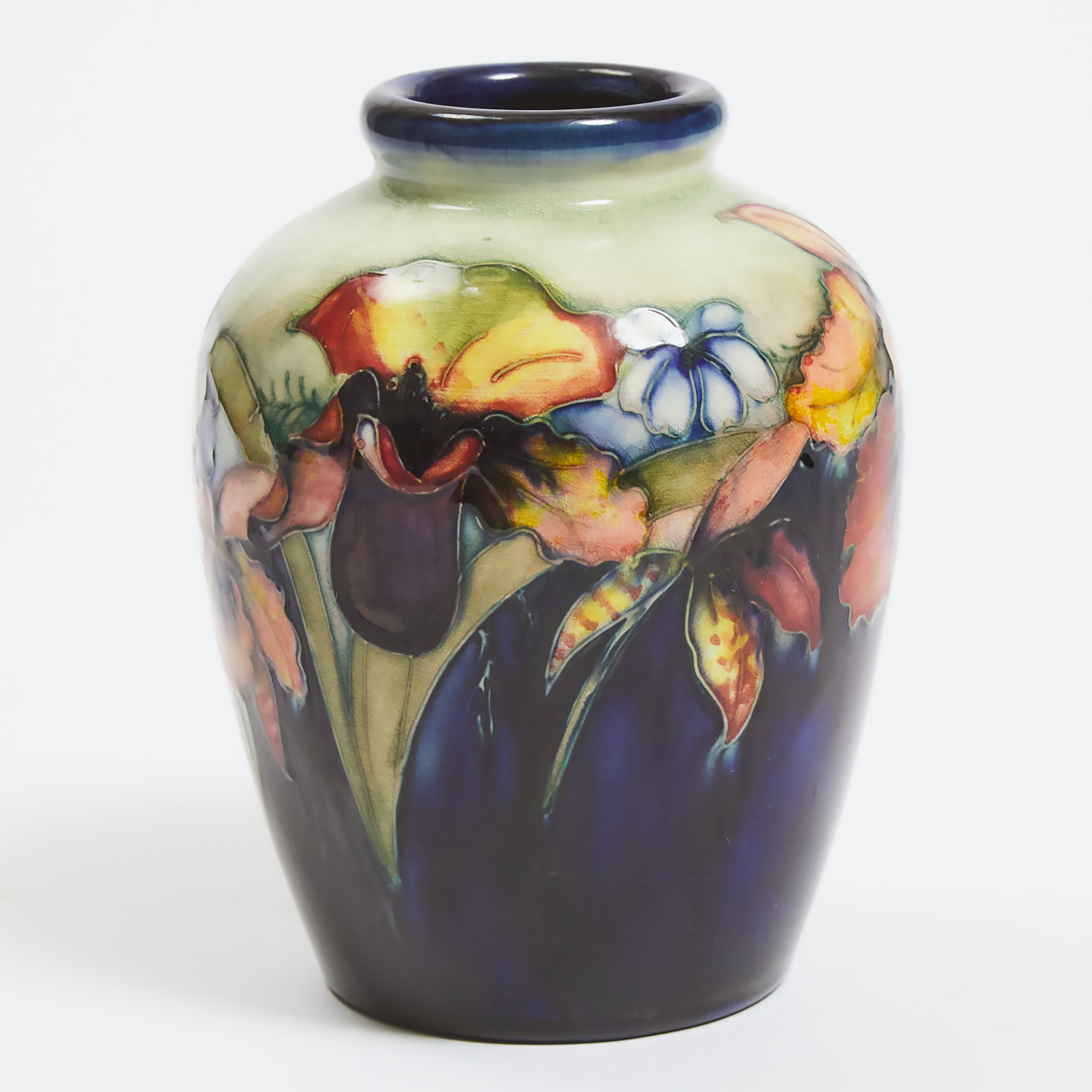 Appraisal: Moorcroft Orchids Vase s height in cm