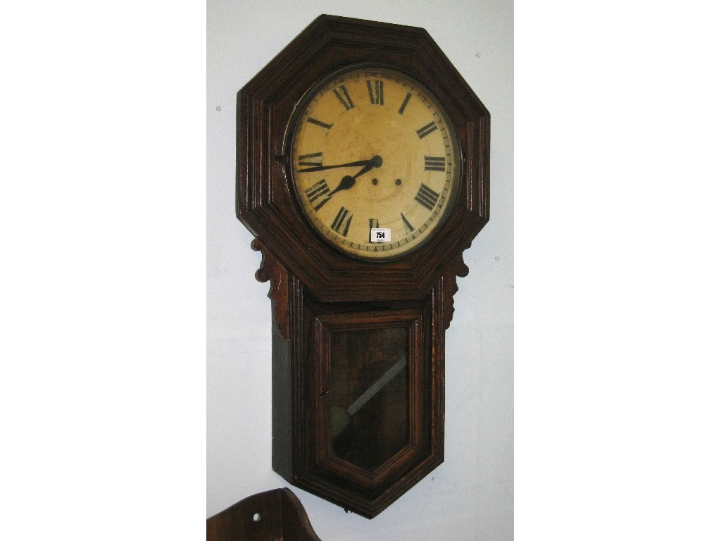 Appraisal: Victorian wall clock