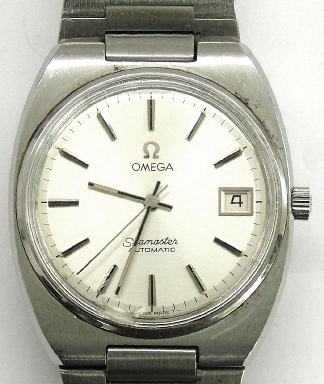 Appraisal: Omega 's Seamaster automatic stainless steel gentleman's wristwatch the silvered