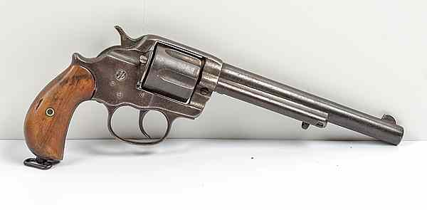 Appraisal: Antique Colt Model Double Action Revolver LC cal barrel no