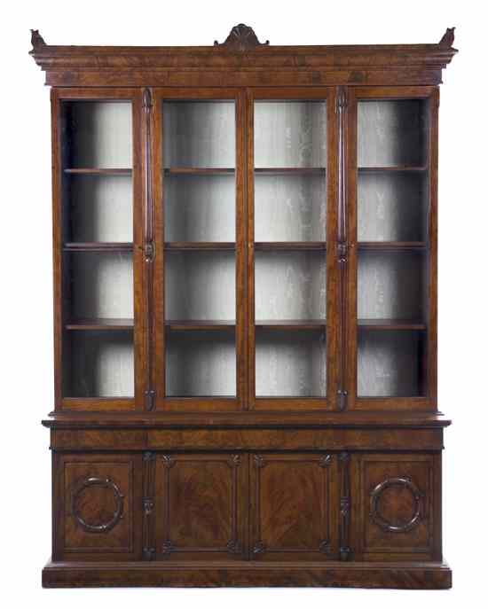 Appraisal: A William IV Mahogany Bookcase second quarter th century having