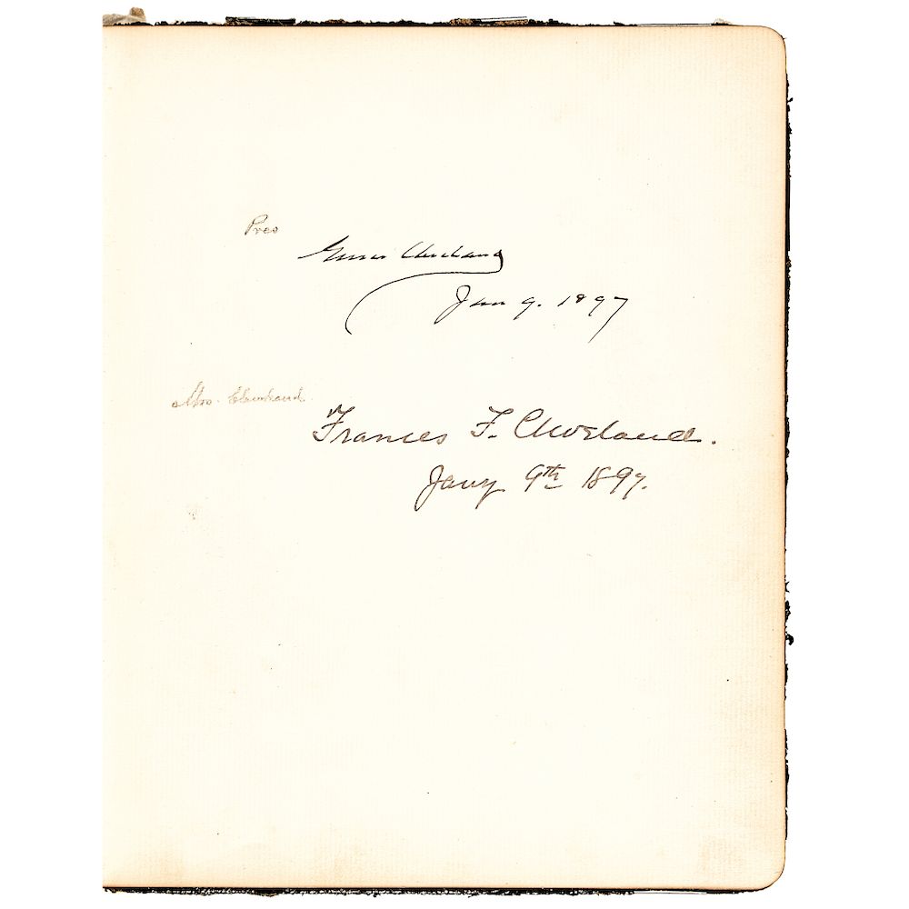 Appraisal: Choice Presidential Historical Figures Autograph Album with Signed Pages Autographs