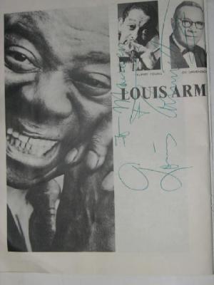 Appraisal: A Louis Armstrong Concert programme for his British Tour signed