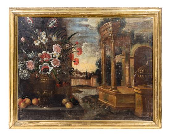 Appraisal: Sale Lot Artist Unknown Continental th Century Still Life with