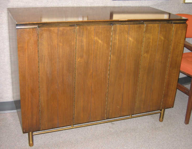 Appraisal: JOHNSON FURNITURE GRAND RAPIDS MICHIGAN Server having a pair of