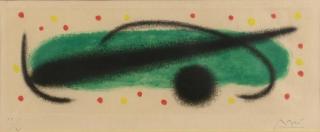 Appraisal: Joan Miro etching Fusees Joan Miro Spanish - Fusees color