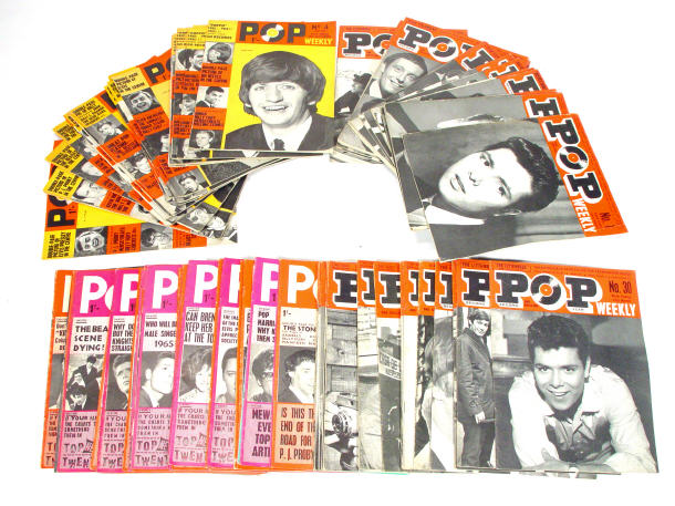 Appraisal: Over issues of Pop Weekly magazine including Volumes one two