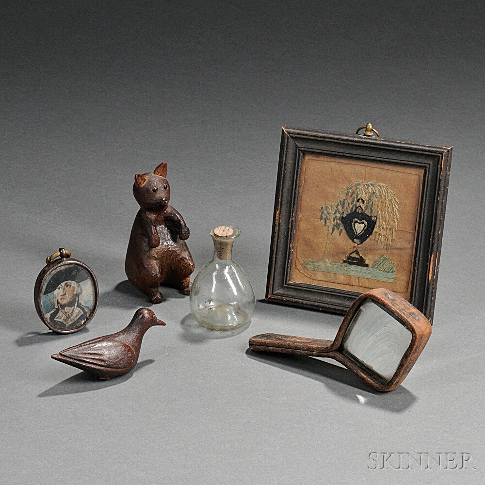 Appraisal: Six Miniature Items America late th early th century a