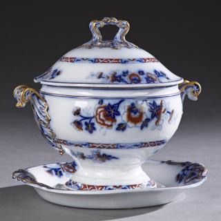 Appraisal: Copeland Late Spode China Covered Tureen and Flat th c