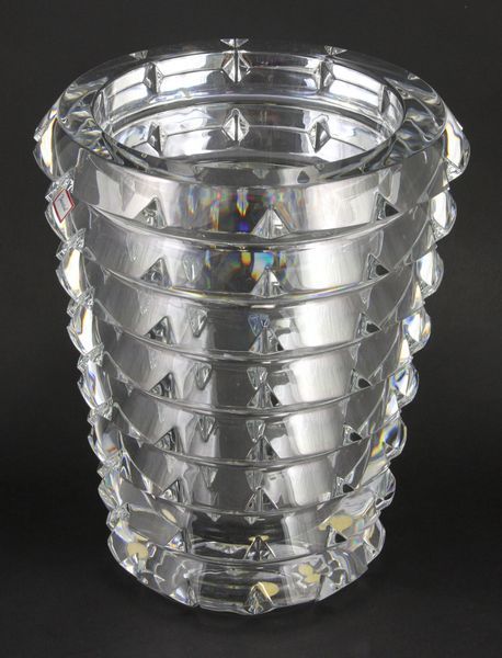 Appraisal: Baccarat crystal champaign bucket h Property of the late Robert