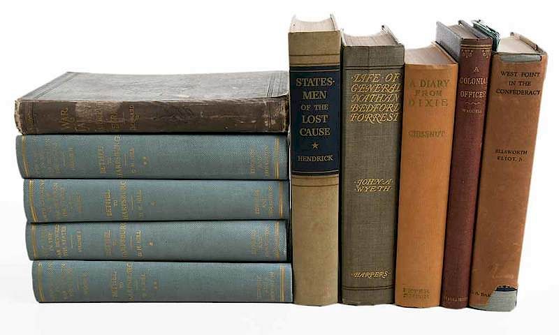 Appraisal: Ten Books on the Civil War including West Point in