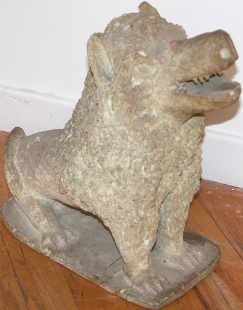 Appraisal: Lion of Arcahaie Joseph Jasmin Haitian born Sculpture plaster x