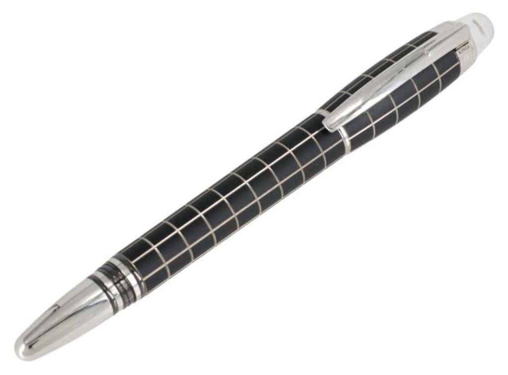 Appraisal: MONTBLANC STARWALKER GRID BALLPOINT PEN IN BOXMontblanc StarWalker ballpoint pen