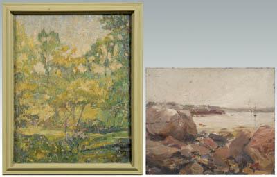 Appraisal: Two William Waldo Dodge paintings Asheville North Carolina - both