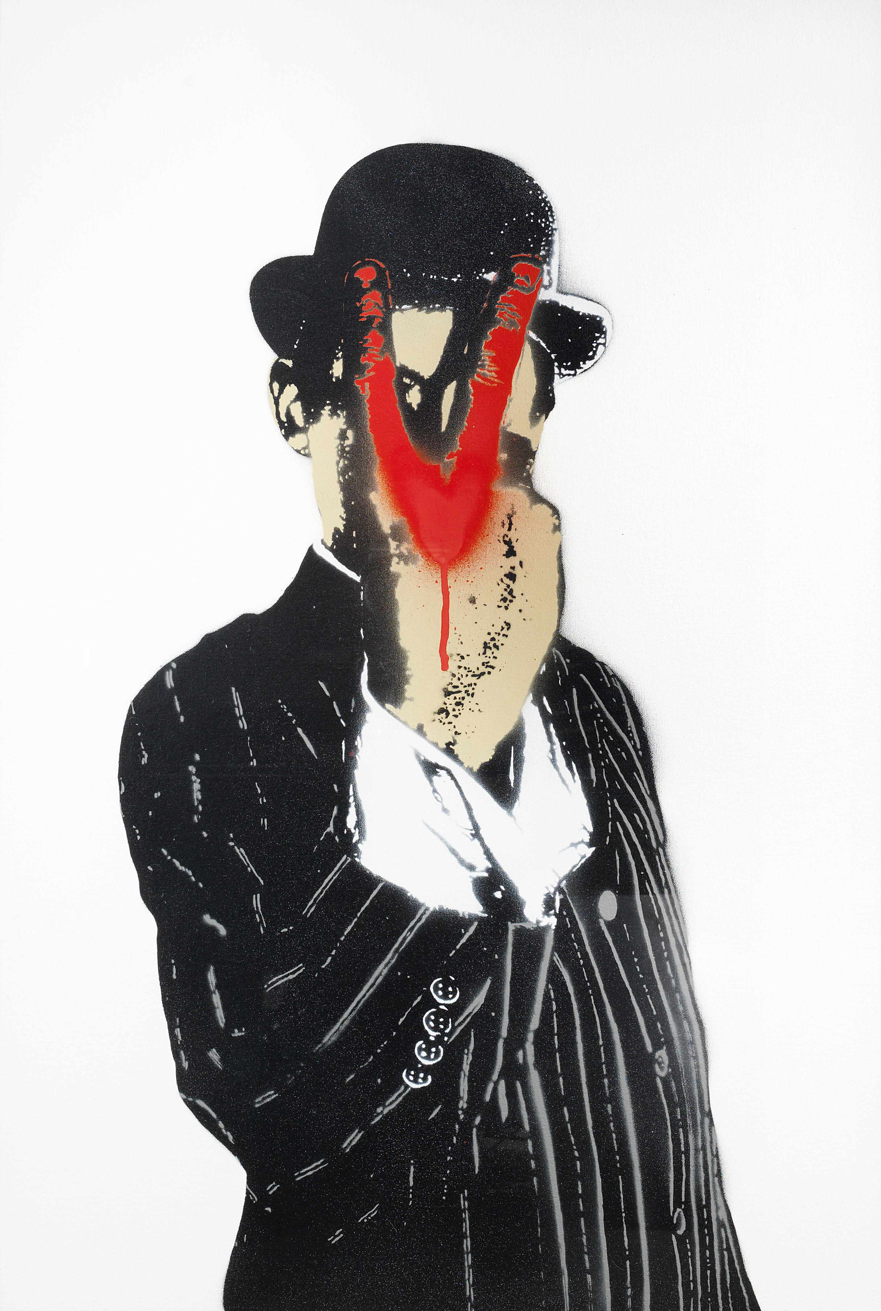 Appraisal: Nick Walker b V For Vandal signed with the artist's