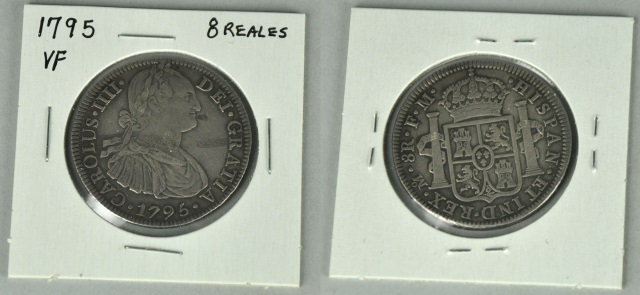 Appraisal: Eight Reales Coin - Mexico SpainNice VF grade with solid