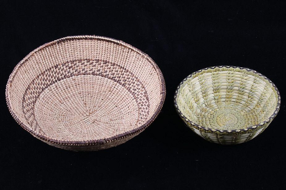 Appraisal: Papago Indian Hand Woven Coil Baskets Included in this lot