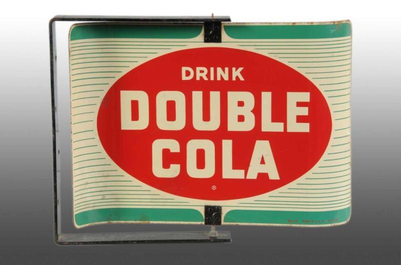 Appraisal: Lot of Double Cola Flange Signs Description s to s