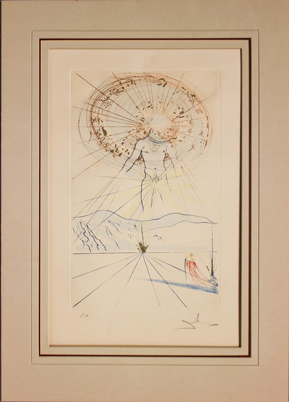 Appraisal: SALVADOR DALI SPANISH - THE VOICE OF MY BELOVED BEHOLD