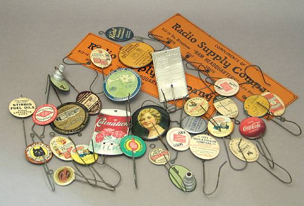 Appraisal: Country Store Advertising hangers Includes Walker Ham products Buster Brown