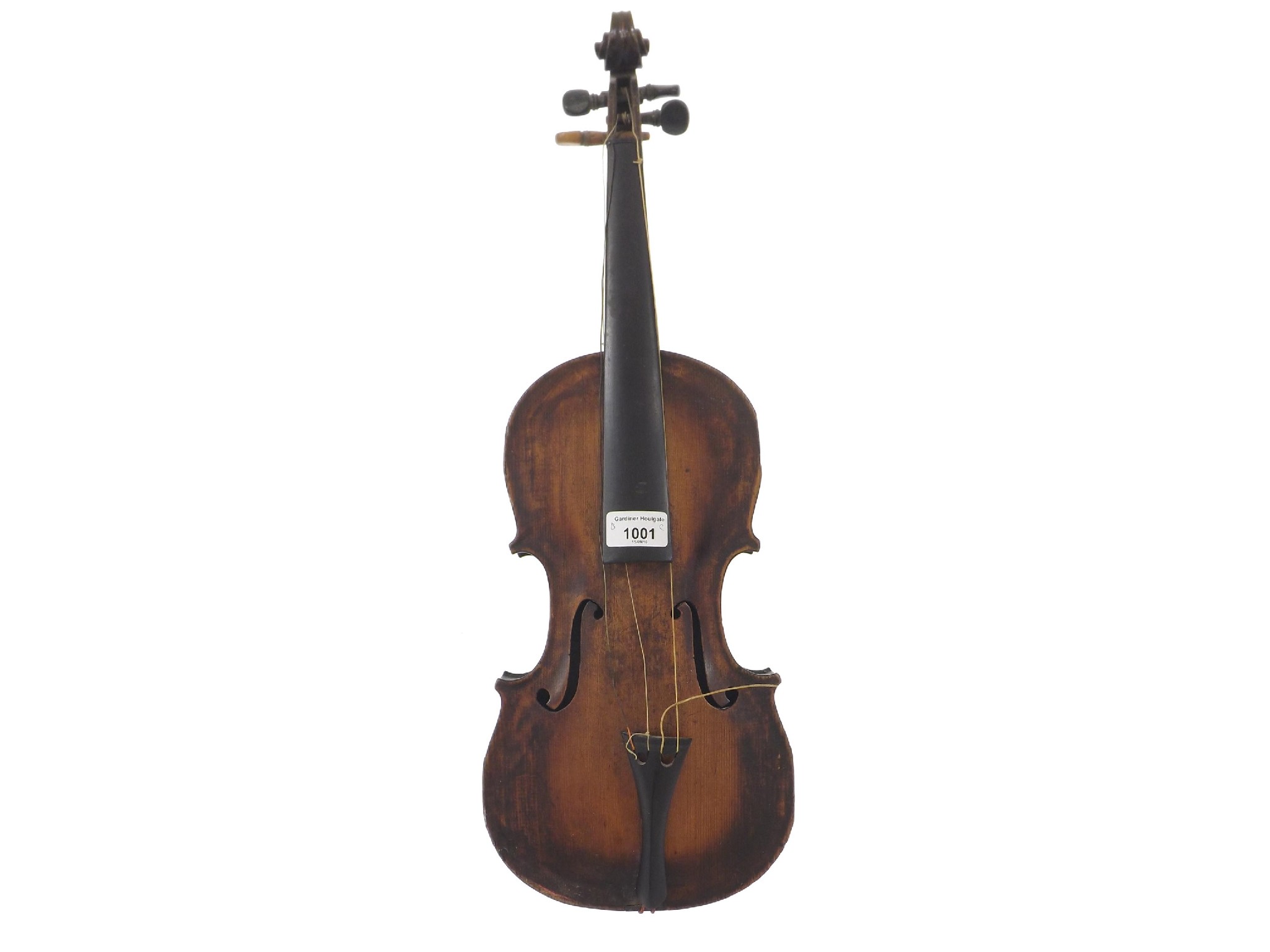 Appraisal: th century violin possibly English inscribed to the inner back