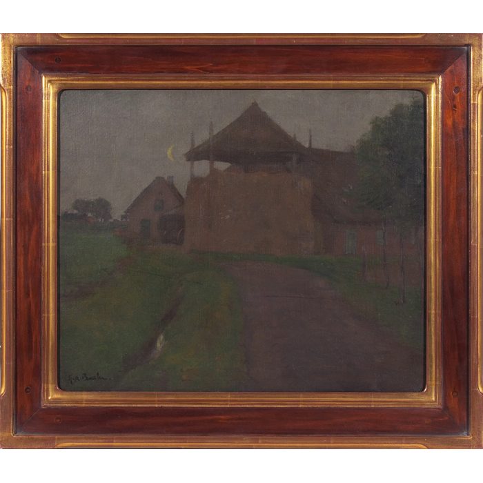 Appraisal: Karl Albert Buehr American - ''Hay Barn Laren Holland ''