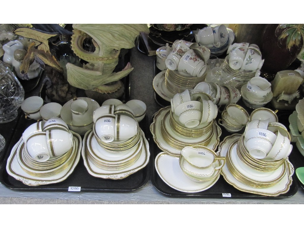 Appraisal: Three trays of assorted teawares - Aynsley etc