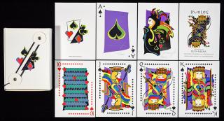 Appraisal: Duolog Limited Edition Playing Cards Color Graphics Palo Alto ca