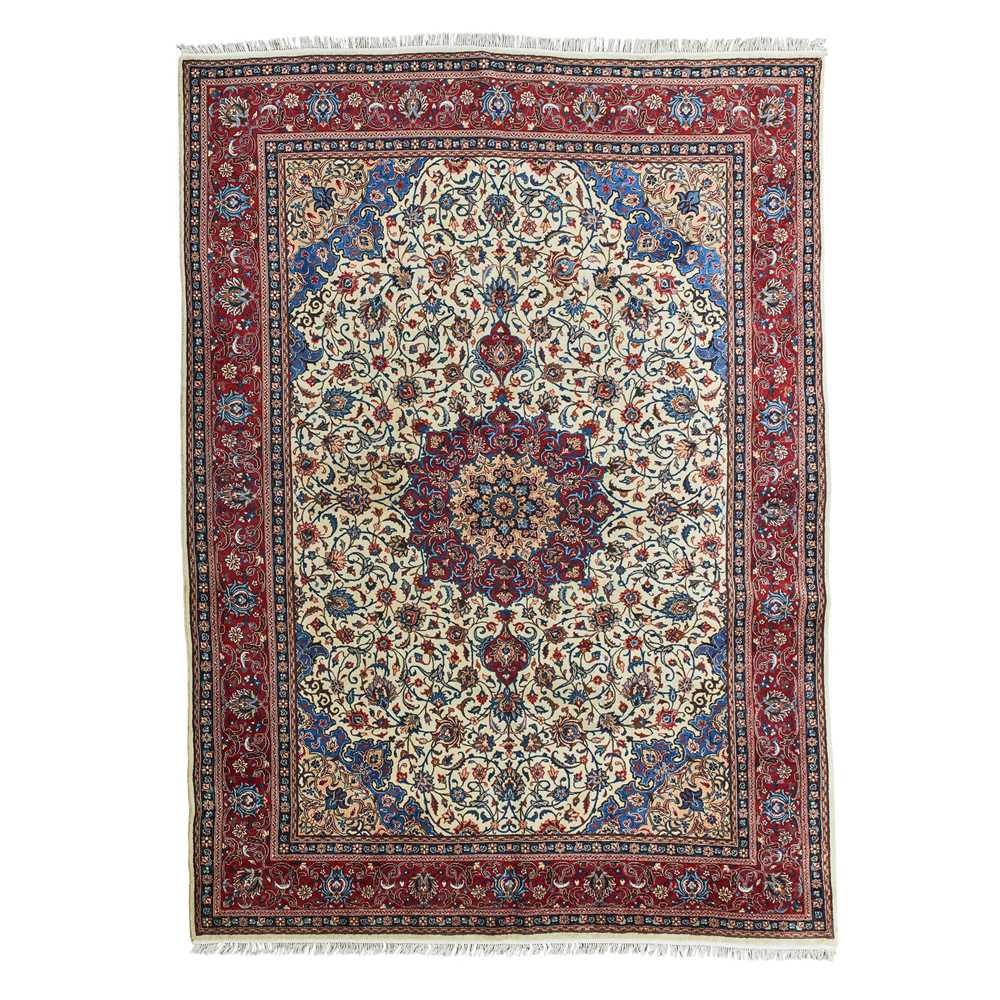 Appraisal: SAROUK MAHAL CARPET WEST PERSIA LATE TH CENTURY the cream