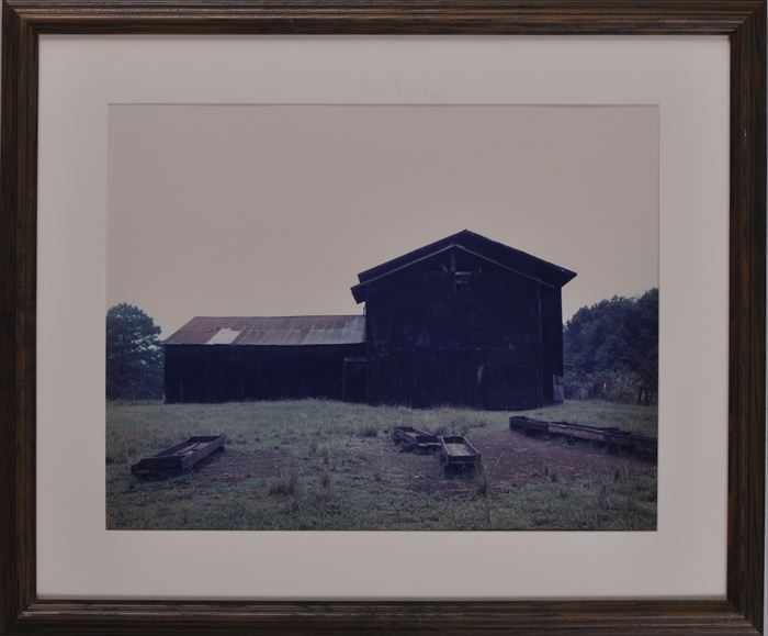 Appraisal: WILLIAM CHRISTENBERRY b BLACK BUILDINGS NEWBERN ALA Cibachrome print x