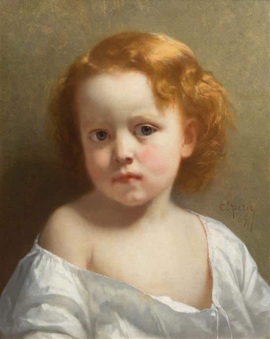 Appraisal: Sale Lot Eugene Joseph Constant Pierre Petit French - Portrait