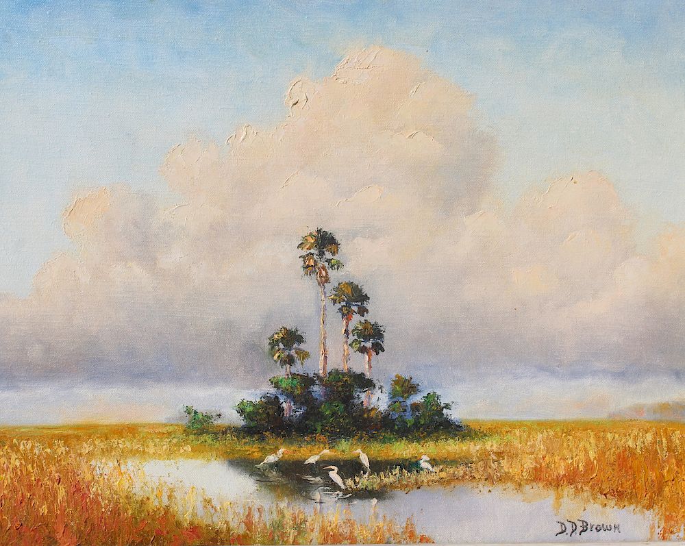 Appraisal: Don Brown Florida Indian River School Painting Don D Brown